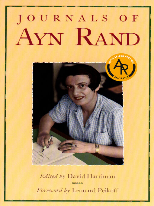 Title details for The Journals of Ayn Rand by Ayn Rand - Available